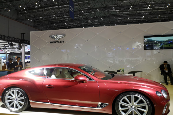 進博會上的賓利汽車 進博會上的賓利汽車